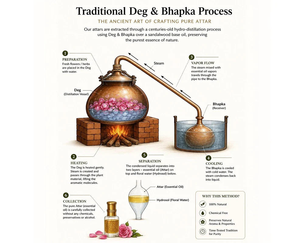 How Natural Attars Are Distilled