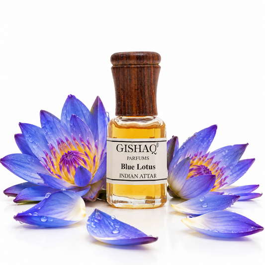 Blue Lotus Attar inspired by the delicate Blue Lotus flower