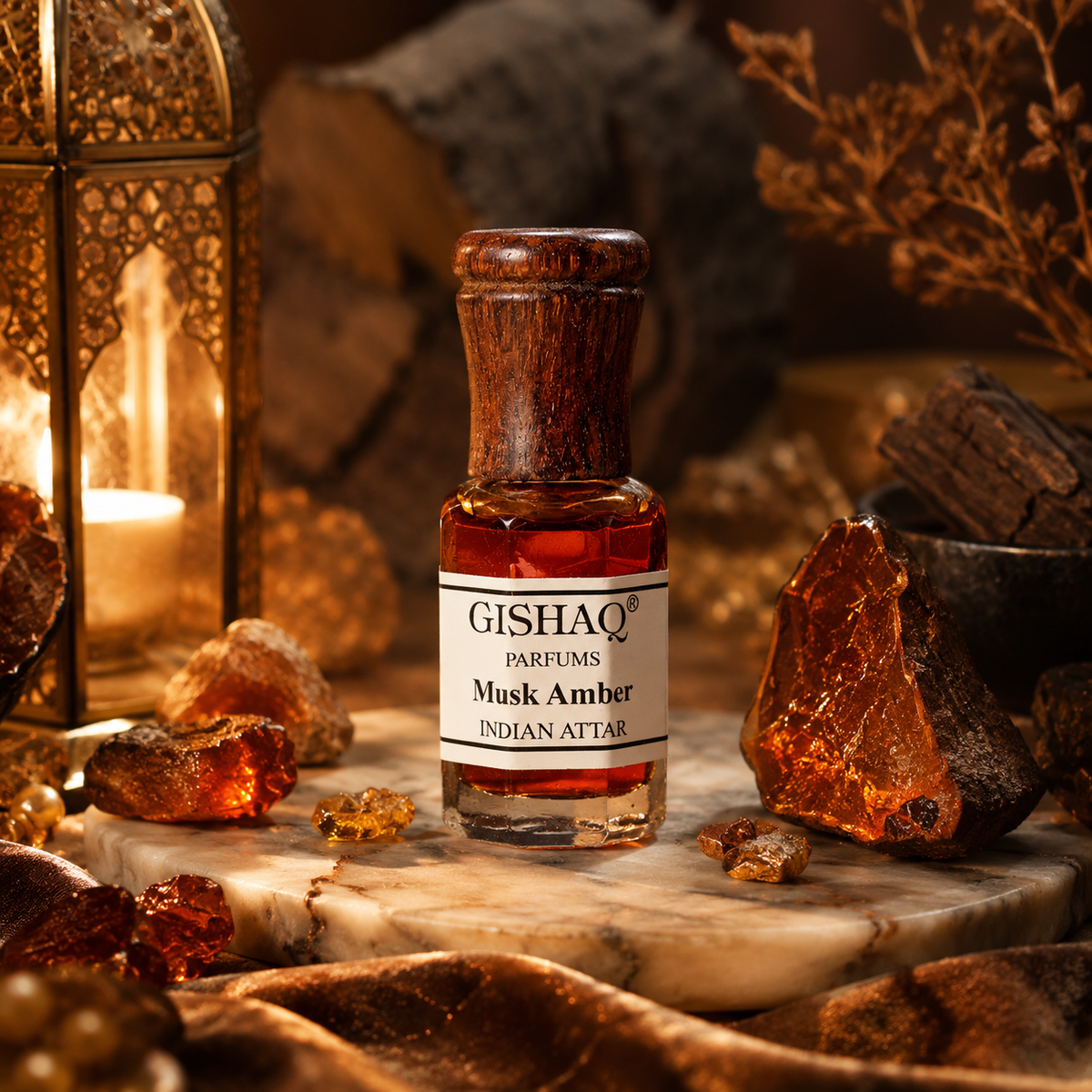 Alcohol-Free Musk Amber Attar by Gishaq Parfums