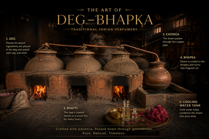 The art of Deg-Bhapka Traditional Indian Perfumery